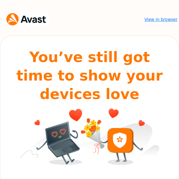 💘 Valentine’s deal: save 66% on Avast Premium Security