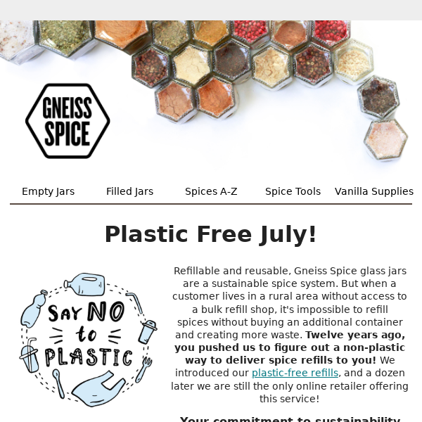 It's Plastic Free July!