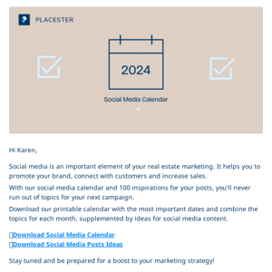 🗝️Social media calendar 2024 awaits you [Free Download]