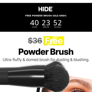 FREE Pro Powder Brush (Ending Tomorrow) 😍
