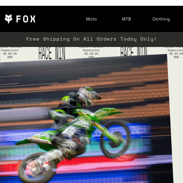 ⚠️ FREE SHIPPING Today to Celebrate Forkner Win!