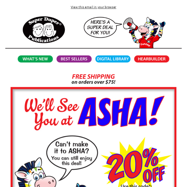 You don’t have to be at ASHA to get this deal…