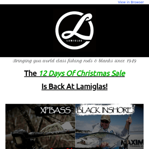 20% OFF XP Bass & Black Inshore Rods!