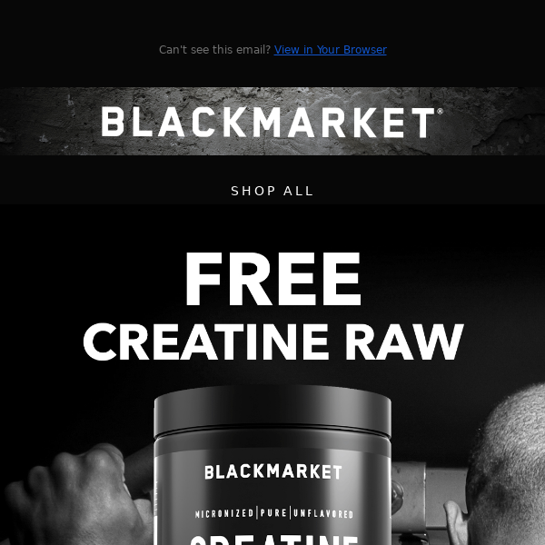 BULK UP with a FREE CREATINE