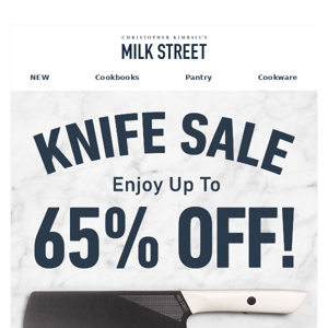 Don’t Forget: Save up to 65% on Knives