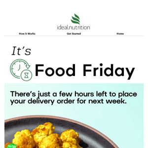 Last Chance For Food Friday Orders!