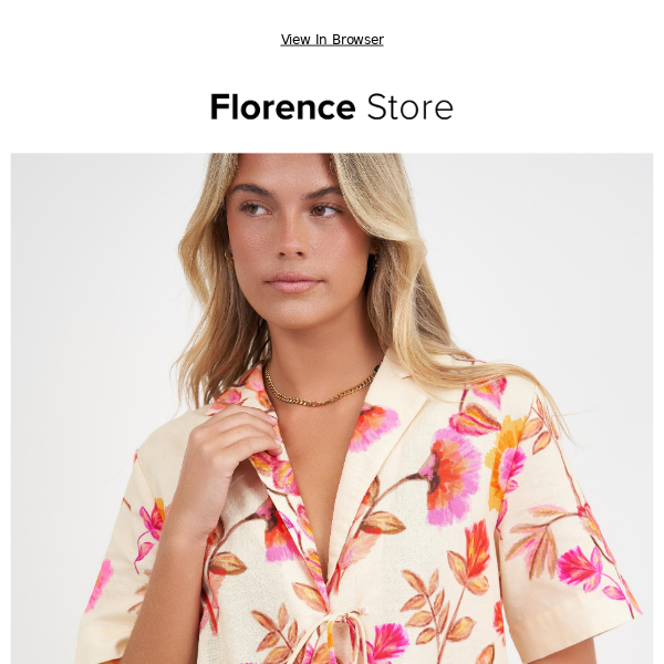 Just In: Feminine Florals