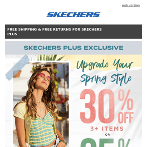 Stock up for spring with up to 30% off!