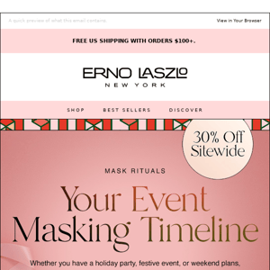 Save 30% on our Favorite Event-Ready Masks