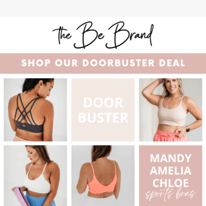 30% off Select Sports Bras! Today only!