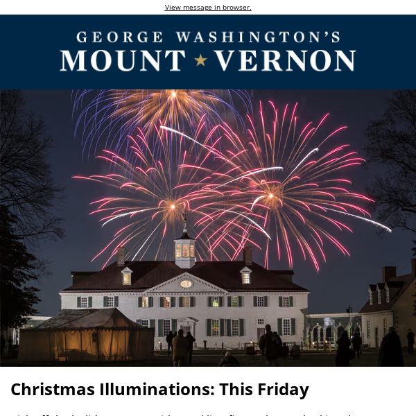 Get Your Tickets for Christmas Illuminations on Friday