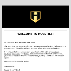 HOSSTILE | Welcome to Hosstile nation!