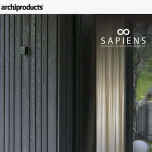 Burnt wood cladding, environmentally sustainable and durable: Ardes Flame by Sapiens