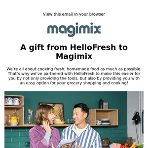 A $130 Gift from HelloFresh to Magimix