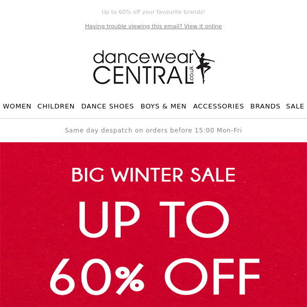 The Big Winter sale is on ⛄