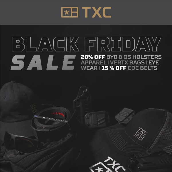 BLACK FRIDAY is here EARLY - 20% OFF