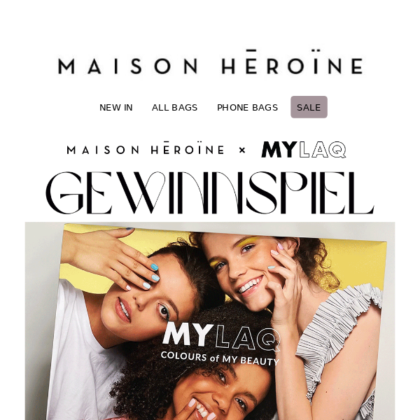 It's GIVEAWAY time 💝✨ | MYLAQ x Maison Hēroïne