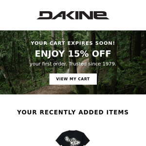 Did you forget your 15% off?