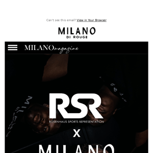 Rosenhaus Sports Representation x Milano Di Rouge Campaign