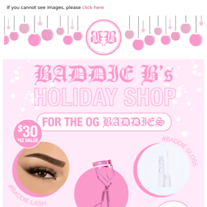 The Baddie B Holiday Shop is here!