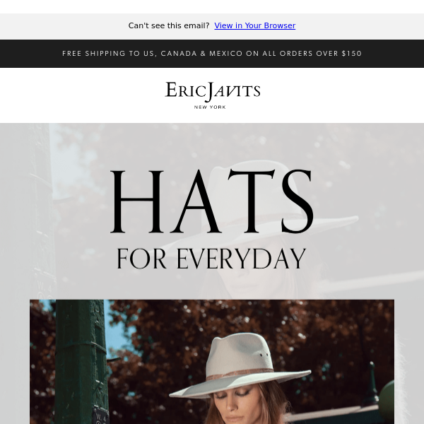 Eric Javits , 👒HATS for everyday☀️