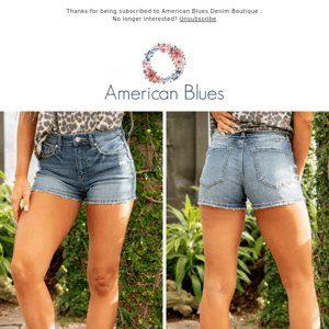 Must Have KanCan Shorts & Straight Legs