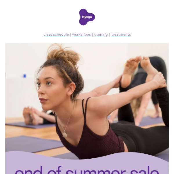 summer sale ends soon Triyoga💜