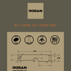 SPORT- BUY ONE, GET ONE FREE!