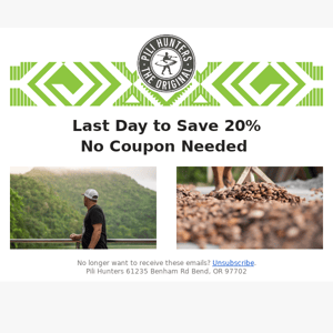 Last Day To Save!!