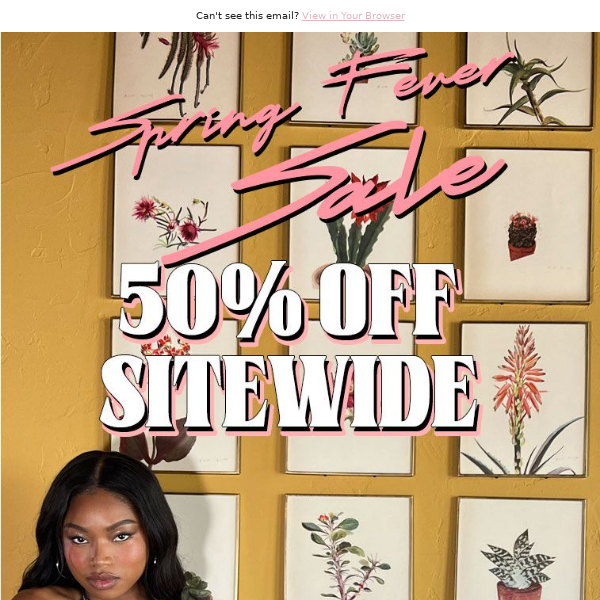 50% OFF EVERYTHING🙌
