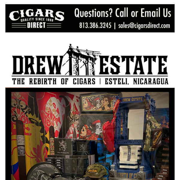 Drew Estate Raffle & MEGA Giveaway is LIVE ⏱️