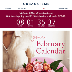 Your February Calendar