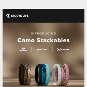 Introducing our new Camo stackable rings!