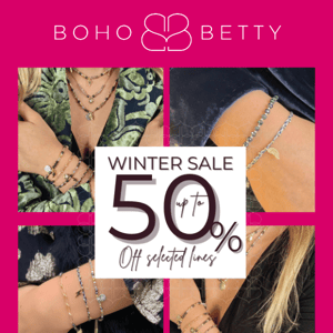 Our Winter Sale Starts Here!