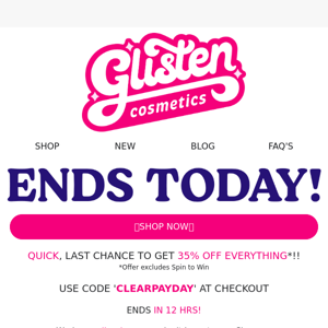 🚨CLEARPAY DAY ENDS IN 12 HRS🚨