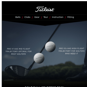 Find the Best Titleist Golf Ball For Your Game