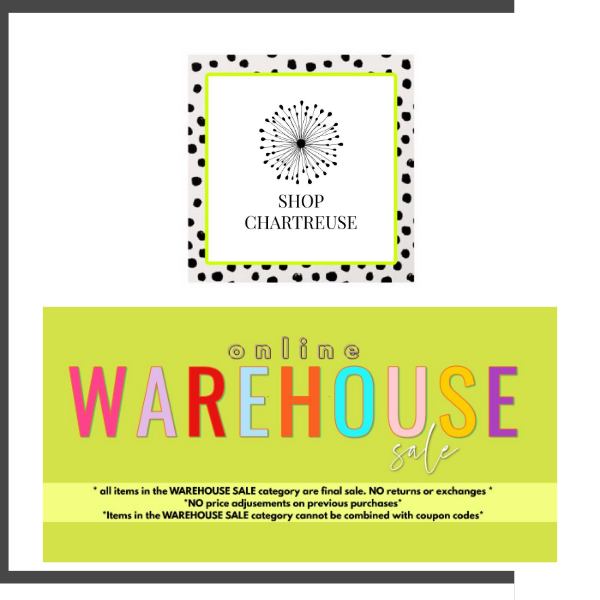 WAREHOUSE SALE!! Unbelievable Prices on hundreds of items!!! Shop early for best selection  💚  💚  💚