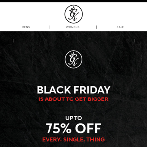 BLACK FRIDAY | SOMETHING BIG IS COMING...