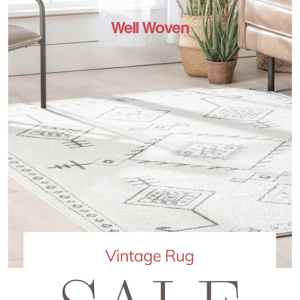 Vintage Rug FLASH SALE 💥 Up to 65% Off 💥 This Weekend Only
