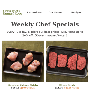 Weekly Chef Specials