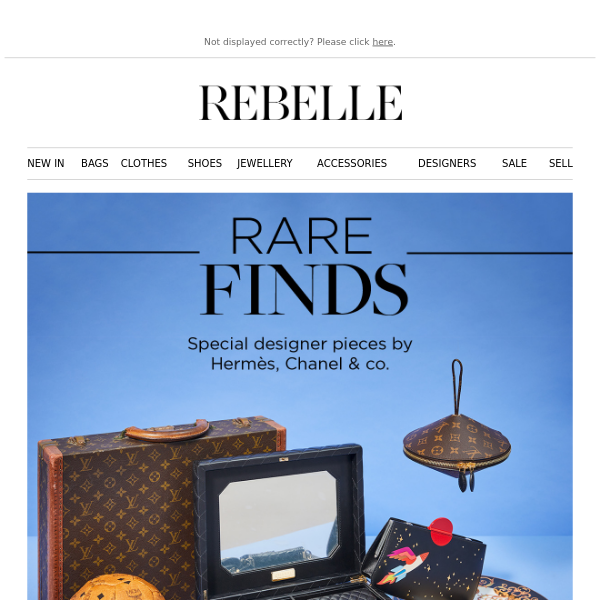 RARE FINDS: Designer pieces by Hermès, Chanel & co.