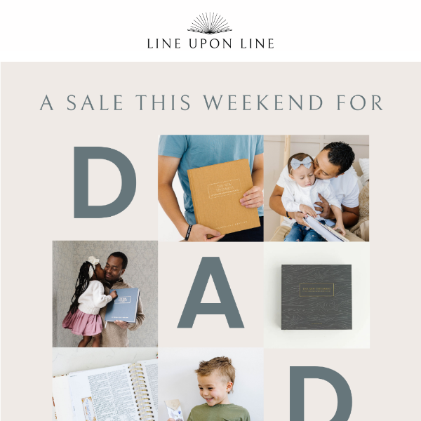 Get 20% off for Dad! →