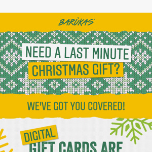 Barùkas Gift Card - The perfect present!🎁