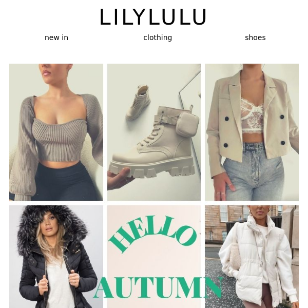 Hello Autumn! New AW styles just landed! 🍁