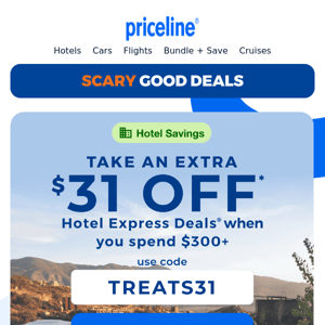 Scary Good Deals (travel coupon inside)