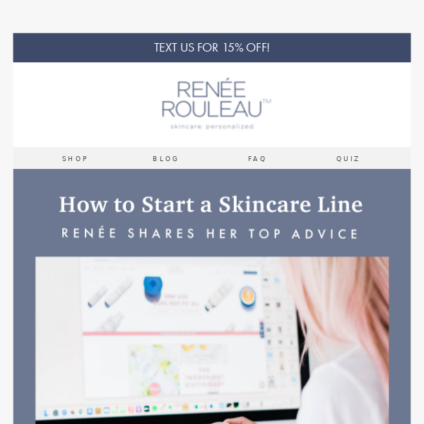 Renée's Top Business Advice 🧴