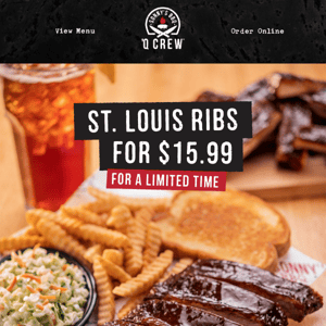 Hungry for ribs? We've got a deal for you.🔥