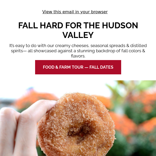14 Ways To Devour The Hudson Valley (Final Fall dates) 🍁