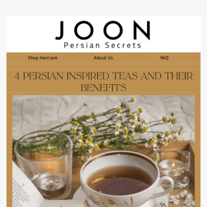 Persian inspired Teas 🍵