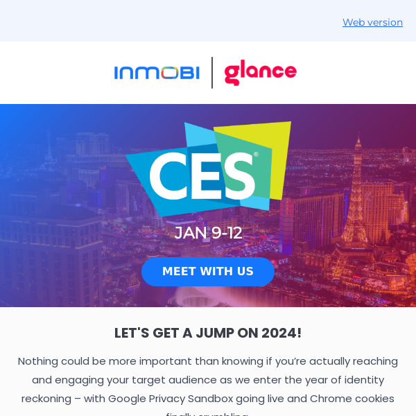 Kick off the New Year Vegas-style at CES with InMobi!